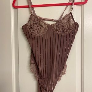 NWT purple lace bodysuit